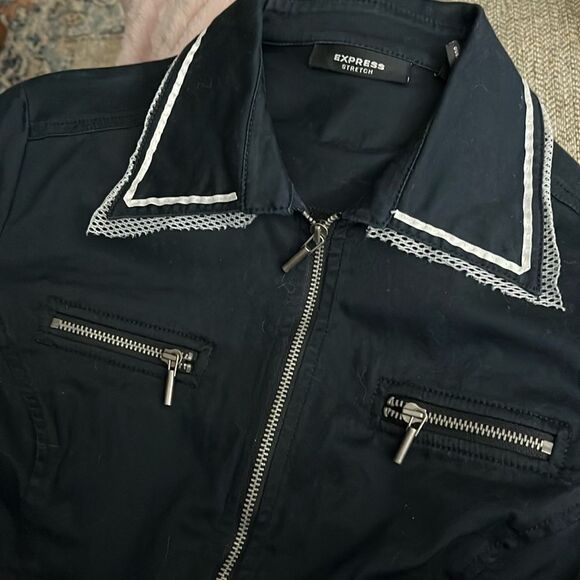 Y2K goth punk nerd utility dress size 6 - Picture 4 of 8